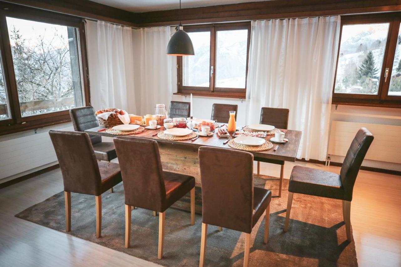 Hotel Restaurant Buerchnerhof Bürchen Eksteriør bilde